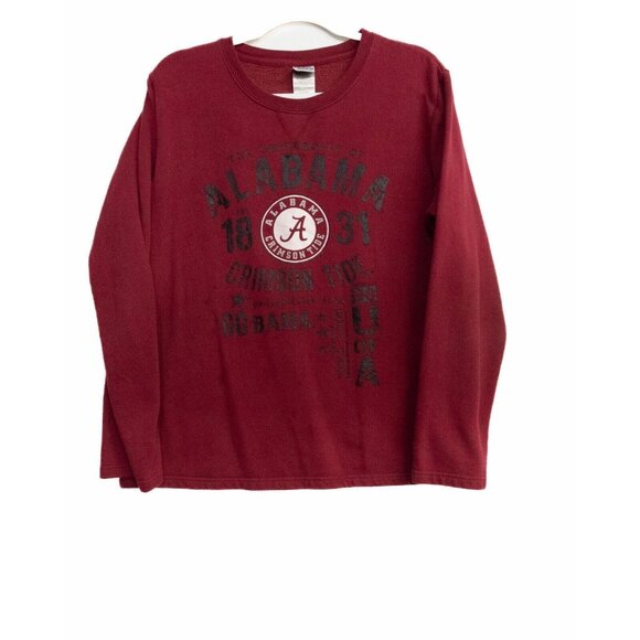 Creative Apparel Alabama Crimson Tide Mens Red Sweatshirt Round Neck Pullover XL - Picture 1 of 7